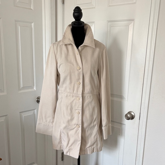 GAP Jackets & Blazers - GAP Women's Lightweight Cream Utility Jacket